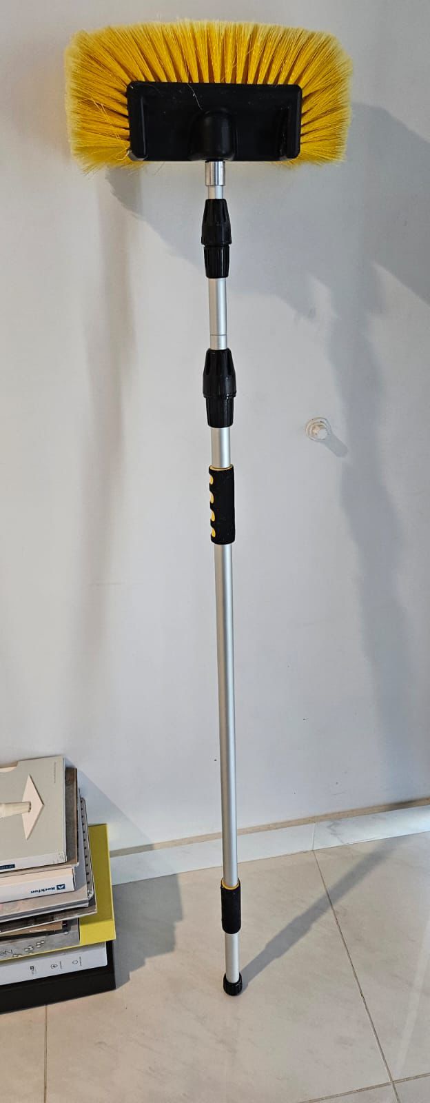 12ft Telescopic Solar Panel Cleaning Brush – Compact & Efficient Reach