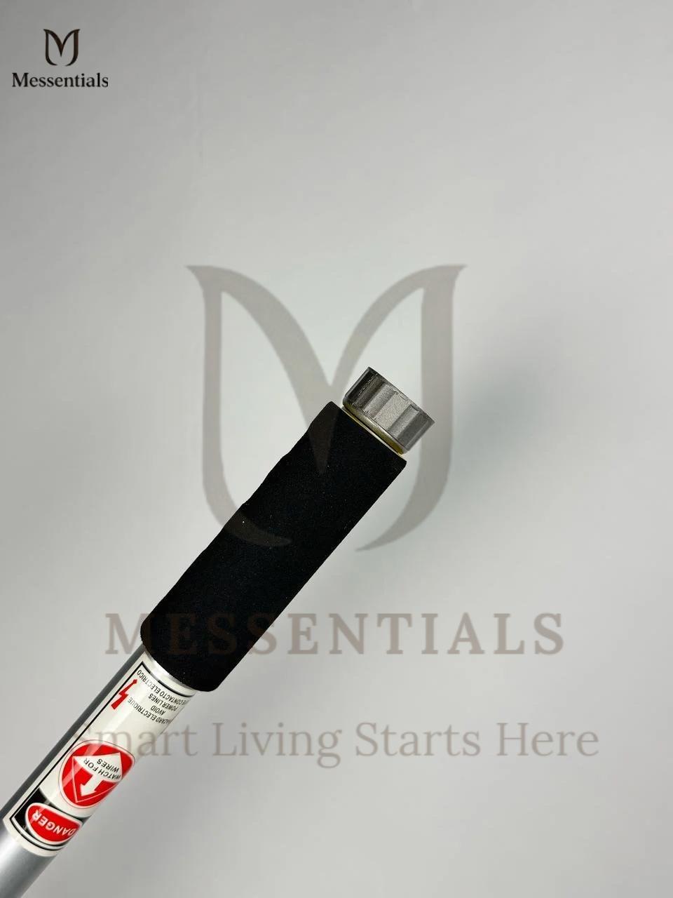 Messentials Professional Solar Panel Cleaning Brush with Water Control & Integrated Wiper